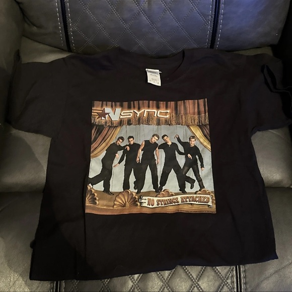 NSYNC No Strings Attached Black Youth Small T Shirt - Picture 1 of 3